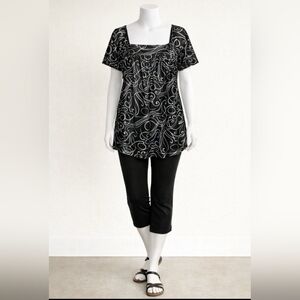 Y2K By Double Take Ladies Flowy Tunic Top